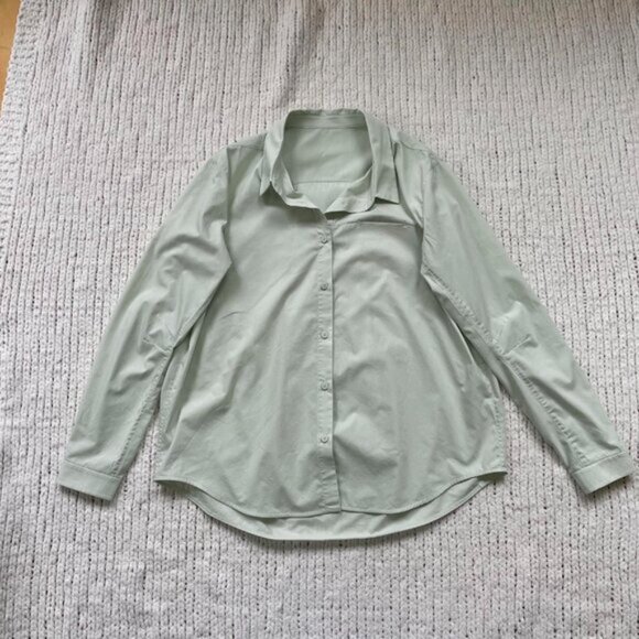Lululemon Womens Full Day Ahead Button Shirt - Picture 7 of 7